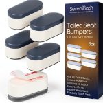 SereniBath Silicone Toilet Seat Bumpers Prevent Shifting-0