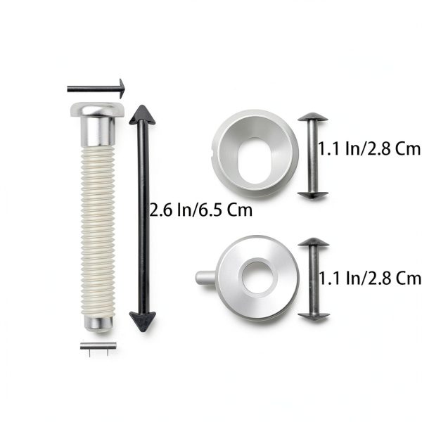 OSLDIMS Toilet Seat Screws Plastic Replacement Kit Durable-1