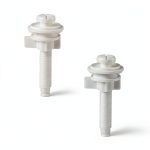OSLDIMS Toilet Seat Screws Plastic Replacement Kit Durable-0
