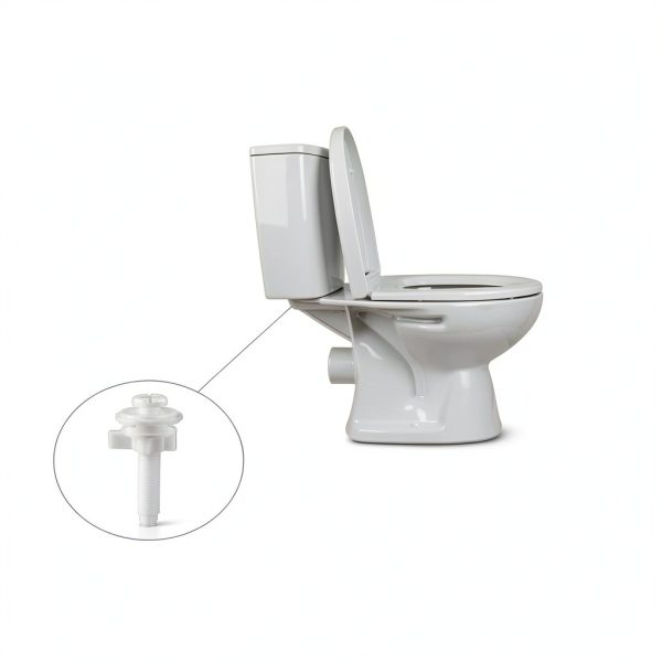 OSLDIMS Toilet Seat Screws Plastic Replacement Kit Durable-3
