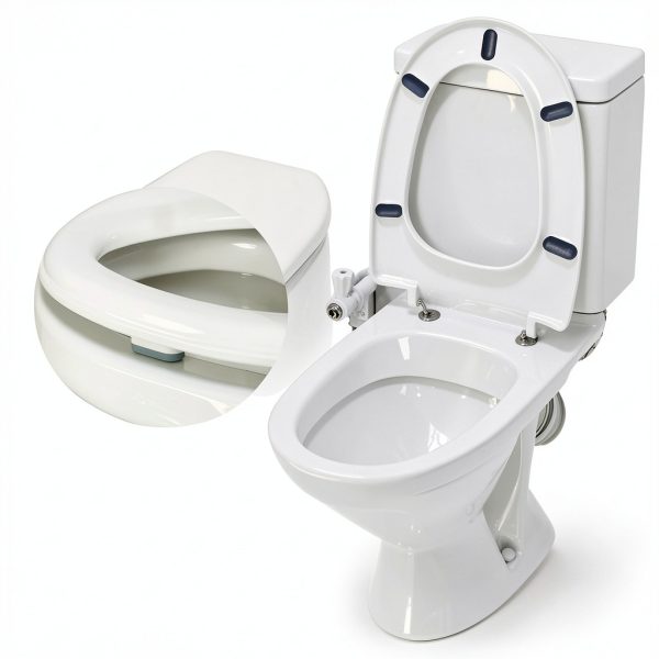 SereniBath Silicone Toilet Seat Bumpers Prevent Shifting-5