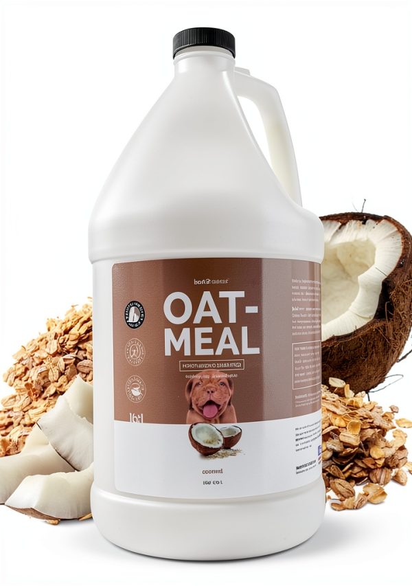Senproco Oatmeal Dog Shampoo Coconut Scent Grooming-0
