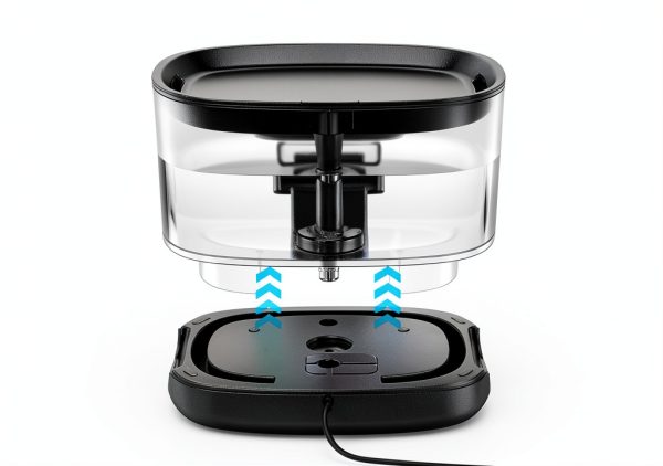 Veken Cat Fountain 84oz Quiet Pump Free Water Dispenser-3