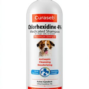 Curaseb Medicated Shampoo for Dogs Cats Skin Relief-0