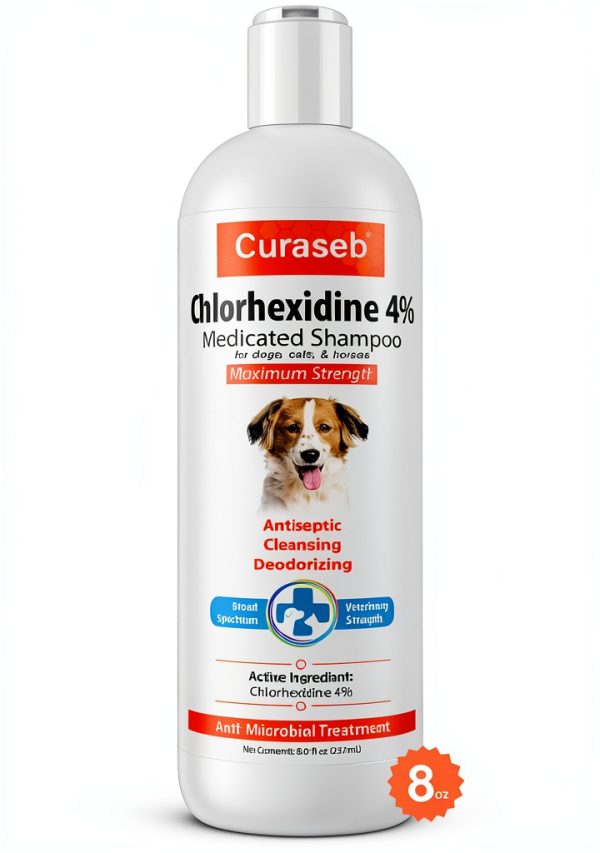 Curaseb Medicated Shampoo for Dogs Cats Skin Relief-0