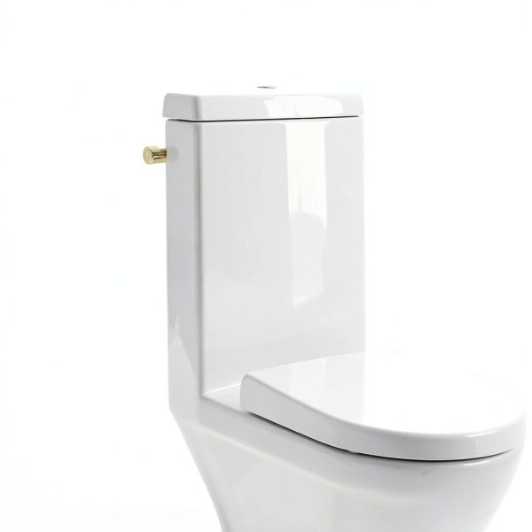 iFealClear Side Mount Toilet Handle Brass Lever-1