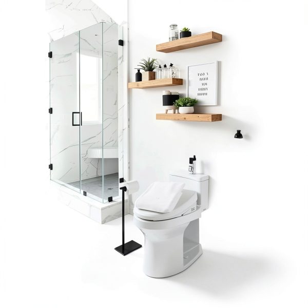 Toilet Bolt Caps Fyroxx ABS White Bathroom Upgrade-6
