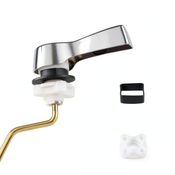 iFealClear Chrome Side Mount Toilet Lever-4