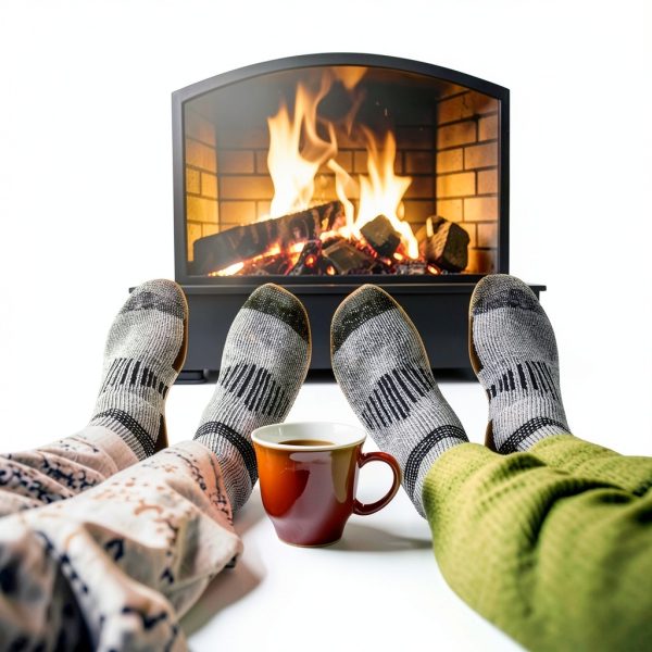 Merino Wool Hiking Socks COZIA Thermal Cushion-1