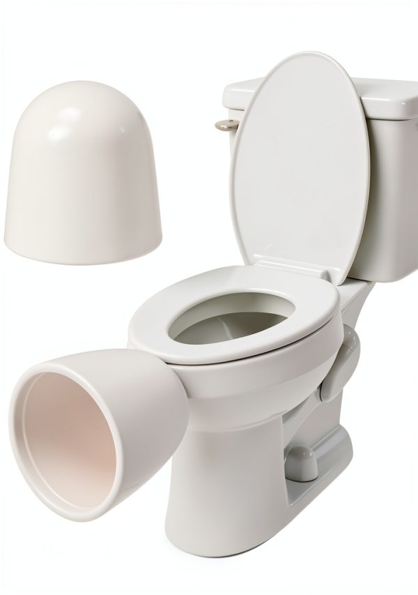 SYuXccfess Toilet Bolt Caps 4-Pack Pearl White-5