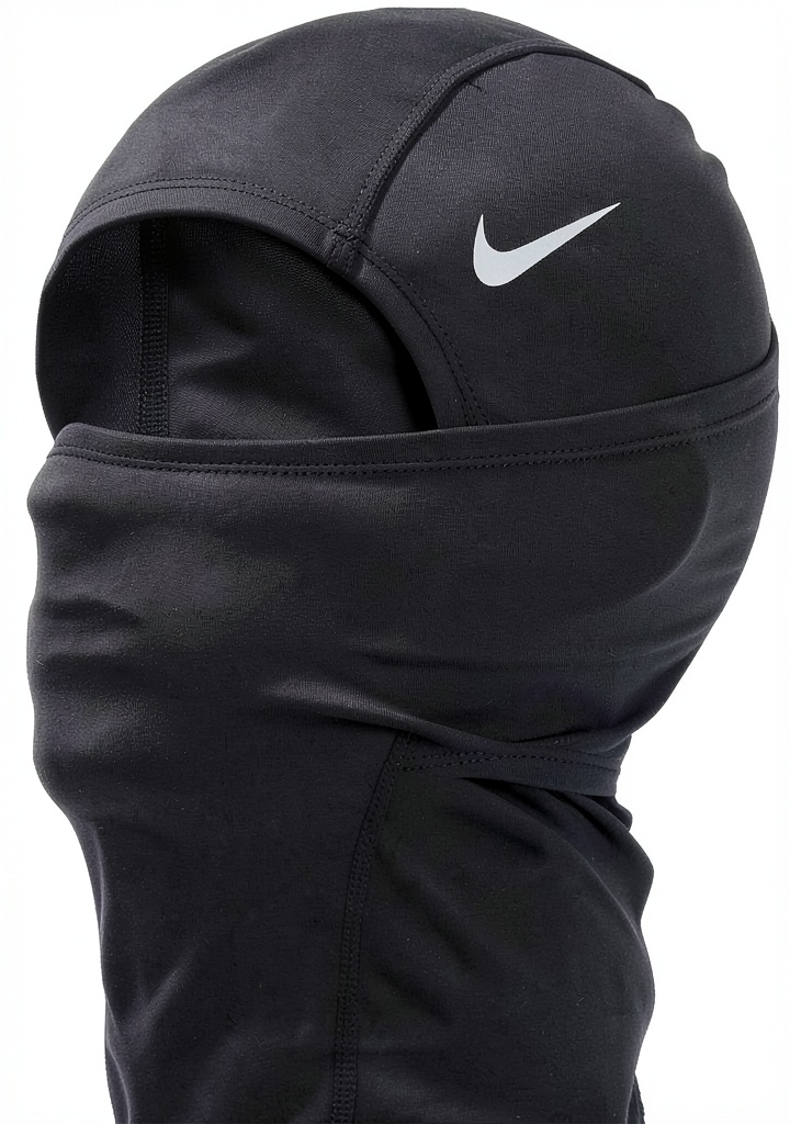 Nike Mens Balaclava on a person's head