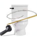 Toilet Flush Lever iFealClear Front Brass-0