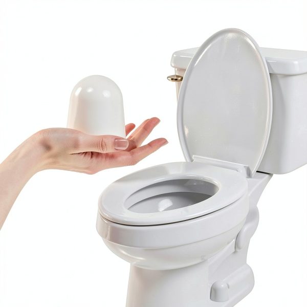 SYuXccfess Toilet Bolt Caps 4-Pack Pearl White-6