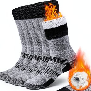Merino Wool Hiking Socks COZIA Thermal Cushion-0