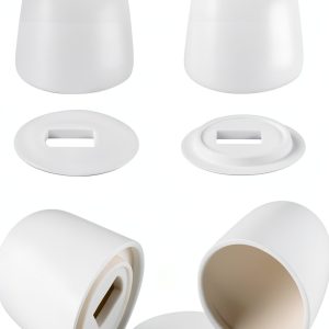 Toilet Bolt Caps Fyroxx ABS White Bathroom Upgrade-0