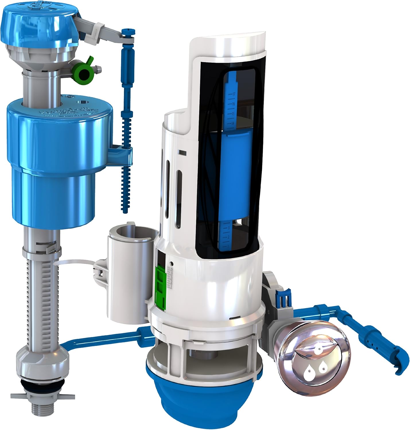 Installing Danco dual flush kit in a bathroom