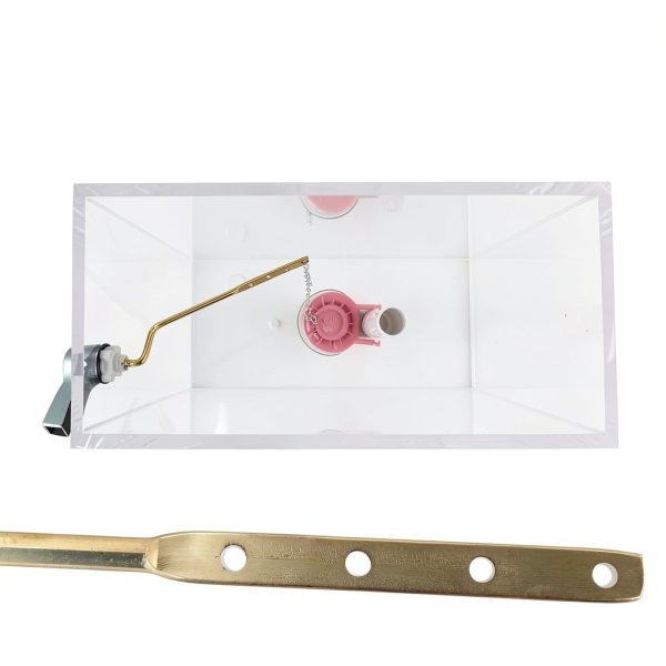 iFealClear Chrome Side Mount Toilet Lever-3