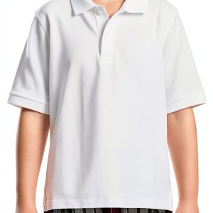 Lands' End School Uniform Kids Short Sleeve Mesh Polo Shirt-0