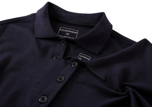 Polo Shirt Long Sleeve Shirt for School Girls Boys Polo Shirts-4