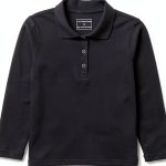 Polo Shirt Long Sleeve Shirt for School Girls Boys Polo Shirts-0