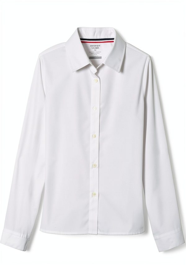 French Toast Girls' Long Sleeve Pointed Collar Short-2