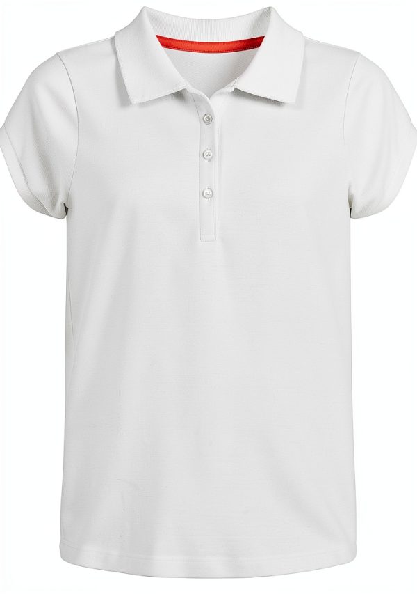 Nautica Girls' School Uniform Short Sleeve Polo Shirt Navy 2T-0