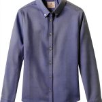 Lands' End Girls School Uniform Long Sleeve Oxford Shirt Cotton Blend-0