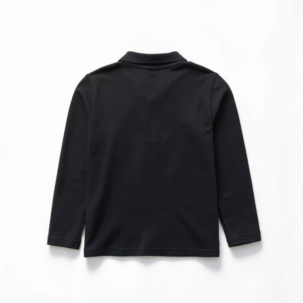 Polo Shirt Long Sleeve Shirt for School Girls Boys Polo Shirts-1