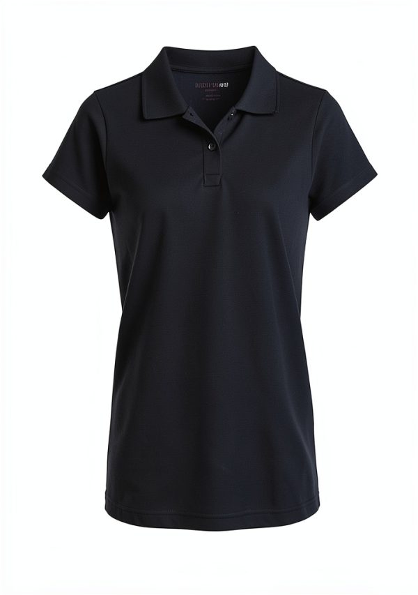 Girls Polo Shirt 3 Pack Short Sleeve Picot Collared School Uniform-0
